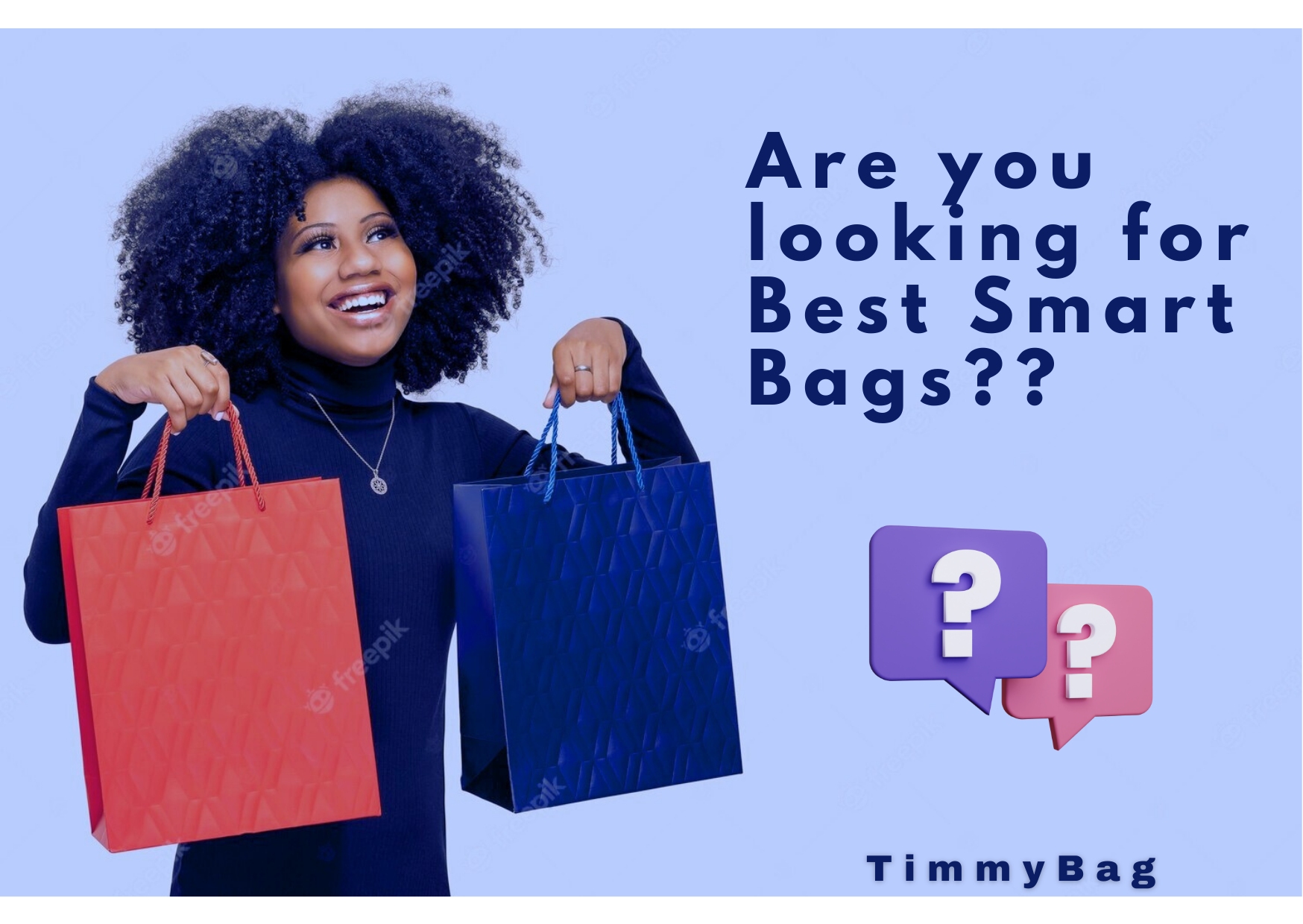 lady with bags